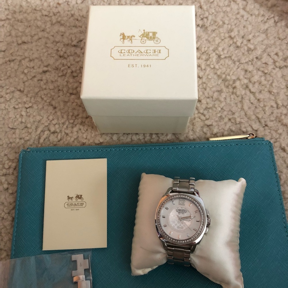 Coach silver watch - Picture 2 of 3